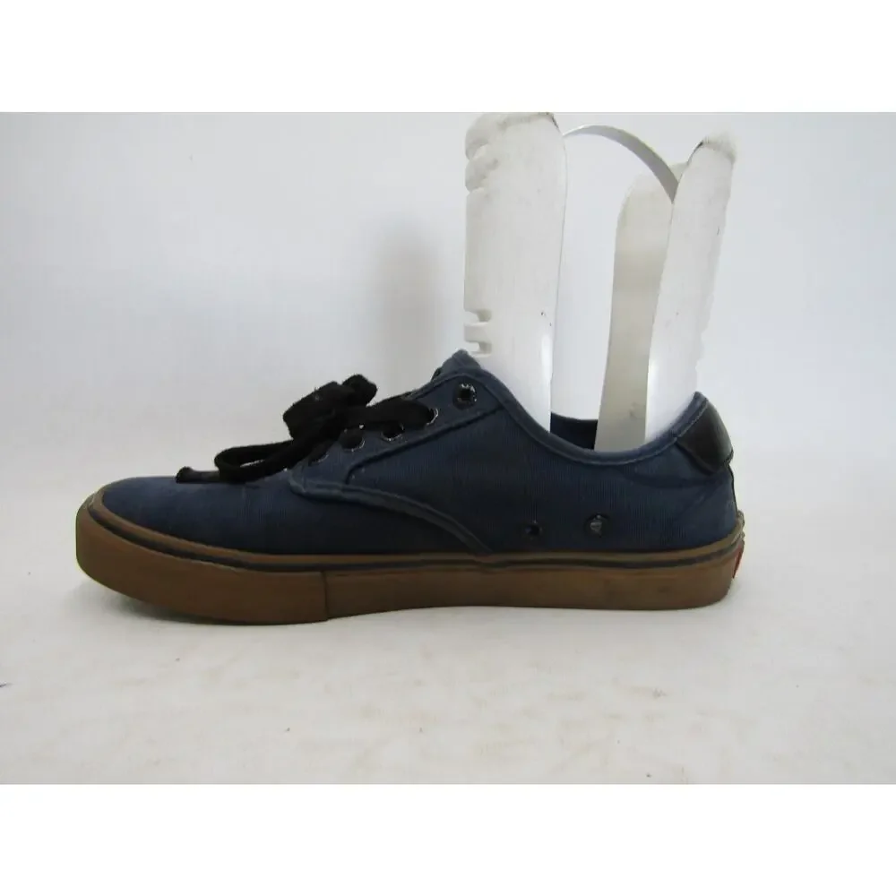 Vans Pro Mens Size 8.5 Blue Laces Low Tops Sneakers Casual Shoes